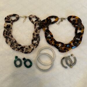 Acrylic Statement Jewelry Bundle